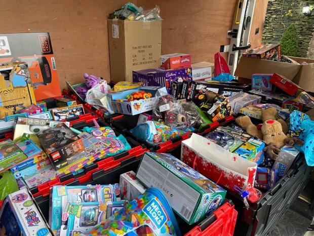 The Westmorland Gazette: AMAZING: Hundreds of toys have been donated to Mr Miller's appeal