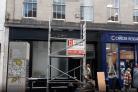 Work underway to transform former bank into new clothing store