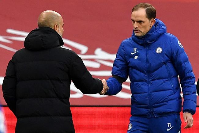 Pep Guardiola (left) is an admirer of Thomas Tuchel (right)
