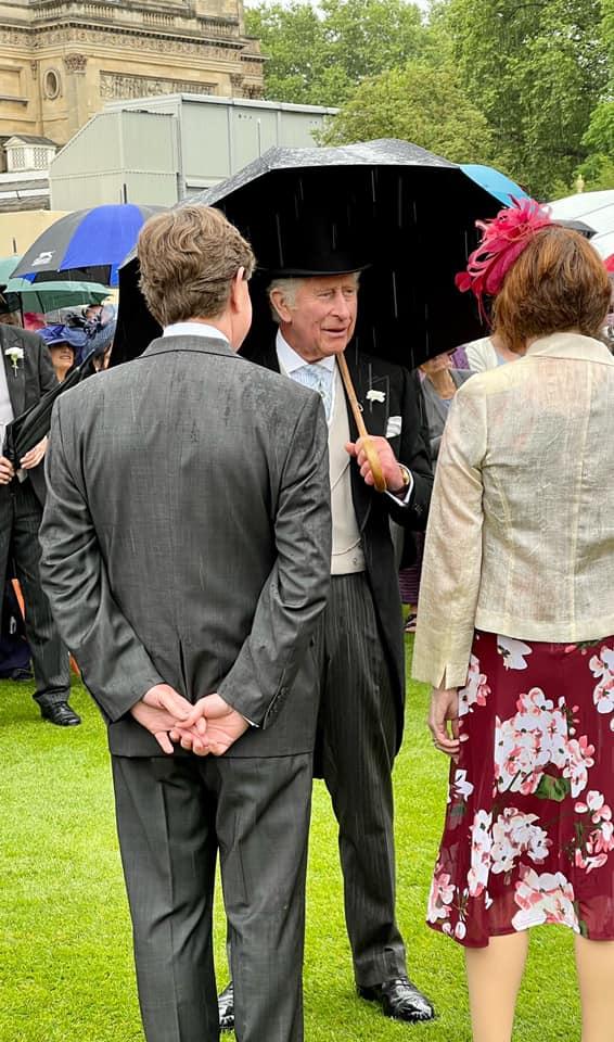 The Westmorland Gazette: Prince Charles at the Buckingham Palace garden party 