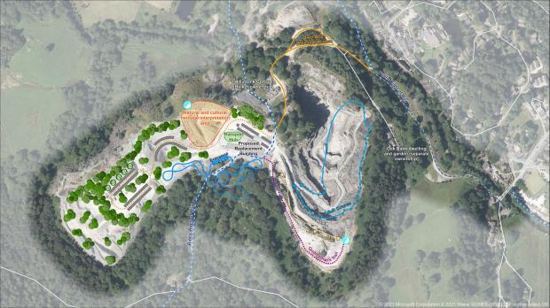 The Westmorland Gazette: DESIGN: A layout of the proposed site. Picture: Elterwater Quarry website