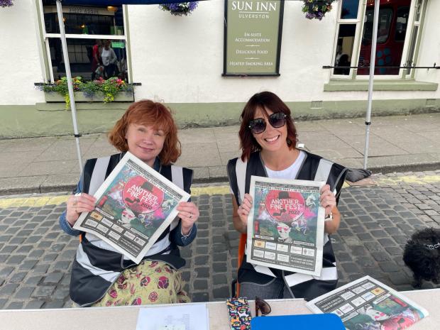 The Westmorland Gazette: HAPPY: Volunteers with Another Fine Fest programme