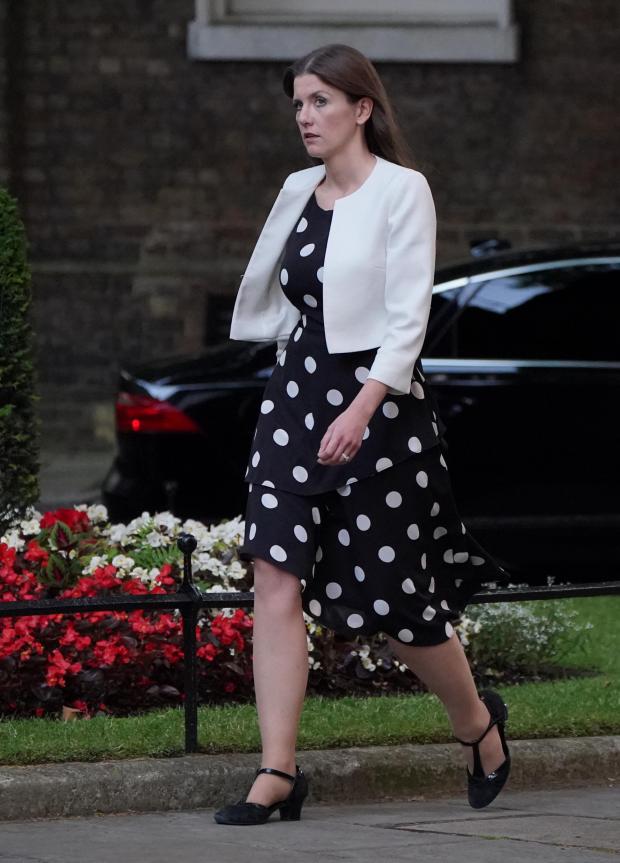 The Westmorland Gazette: Michelle Donelan arrives at 10 Downing Street, London, following the resignation of two senior cabinet ministers. Credit: PA