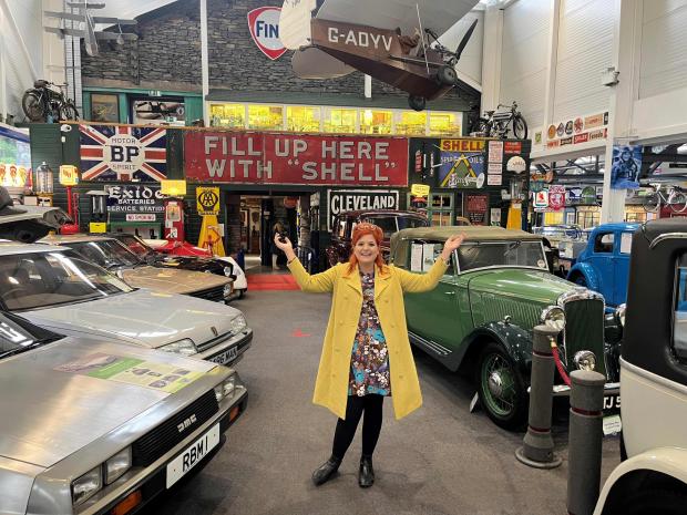 The Westmorland Gazette: Steph Holloway from idriveaclassic YouTube channel at the Lakeland Motor Museum