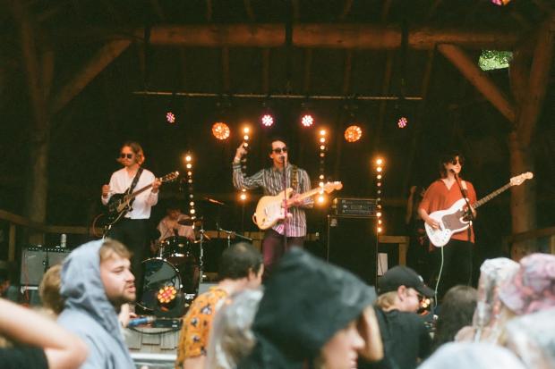 The Northern Threads during their Kendal Calling set