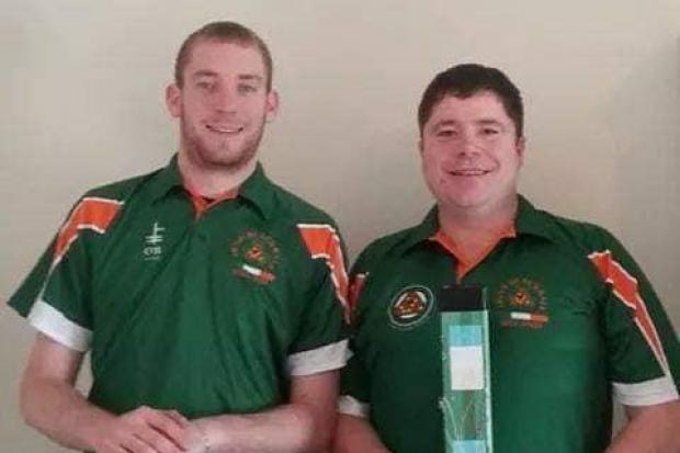 Denis Horan (right) played with Kyle Brown in the same cup last year