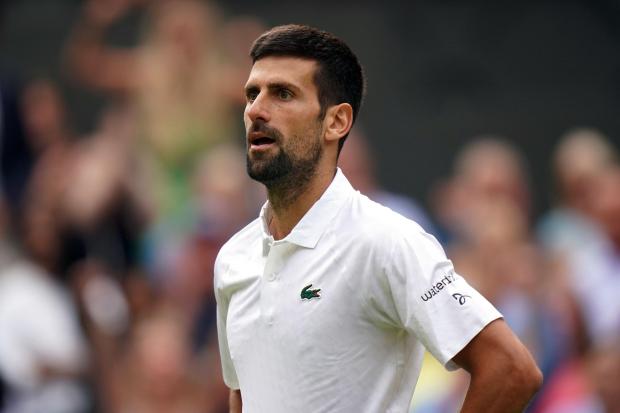 Novak Djokovic has been fined 8,000 US dollars after smashing his racket against a net post during the men’s singles final at Wimbledon (Adam Davy/PA)