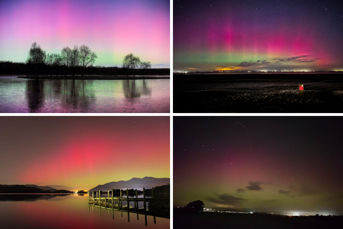 Stunning pictures of the northern lights in Cumbria 2023 | The Westmorland Gazette - Vimarsana News