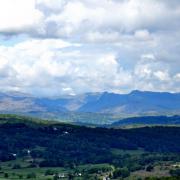 View of the Langdales from Lord's Seat