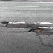 Potholes in Glenshee Drive, Bolton
