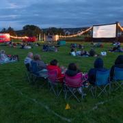 ENJOY: Crowds of people enjoyed Ulverston's first outdoor cinema
