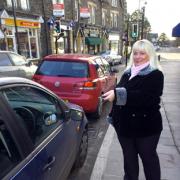 CAMPAIGN: Judith Ainsworth with key fob,