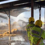 FIRE: Fire crews at the scene  Picture: Appleby Fire Station