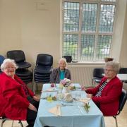 BACK:	Residents at Kendal Lunch Bunch