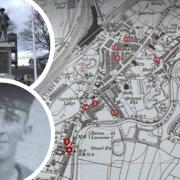 REMEMBER: Carnforth men on the monument map