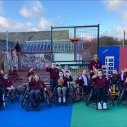 SPORT: Wheelchair Basket Ball world champion visits Windermere school