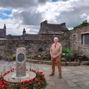 CHALICE: John Campbell in the new garden