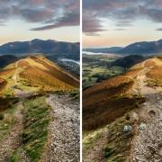 BEFORE AND AFTER: Potential damage in the Lake District