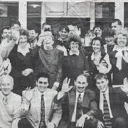 Staff at the Stollers store at Dalton Road, Barrow, wave goodbye to their high street shop in 1994. It was closing and Stollers was opening a new store at Holker Street