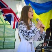 UKRAINE: Sofia Petrova sang a traditional Ukraine song for Arnside