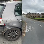 Driver appeals for person who struck her car to come forward