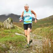 Di running in one of the Lakeland trials.