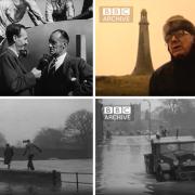 Old footage from BBC news clips