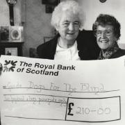 Ethel Hartley of Barrow (right), who celebrated her 90th birthday with friends at the Coot restaurant at Urswick in 1998, asked them to donate to the Guide Dogs for the Blind Association instead of giving presents. A total of Â£210 was raised
