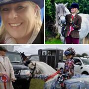 Ulverston and District Equine Club (UDEC) is seeking a new venue to hold its shows and events after outgrowing its current facility. Inset, club chairlady Avril McKinley (top left)