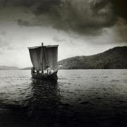 A recreation in 1992 of the Vikings landing in the Lake District from the Gazette archives.