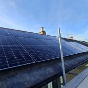 Solar panels will be installed on the roofs of some homes