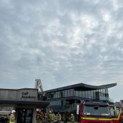 Fire crews took eight minutes to attend