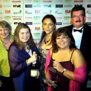 PROUD: The retailer of the Year title in the 2010 Westmorland Gazette Business and Tourism Awards went to Hawkshead Relish. From left, Karren Warren, Kate Nicholson, Maria Whitehead and Mark Whitehead.
