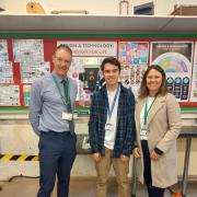 Ronan is celebrating after being awarded an engineering scholarship