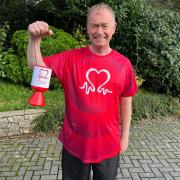 MP Tim Farron is running to raise funds for the British Heart Foundation