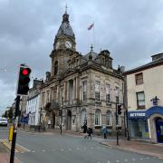 Kendal Town Hall in Kendal, Cumbria.