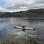 Peter Hart says he broke the Guinness World Record for crossing Loch Ness in a single kayak in the fastest time.