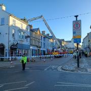 Stricklandgate was blocked this afternoon due to an 'unsafe' building.