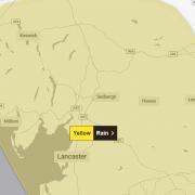 Yellow weather warning in place for 'heavy rain' in Cumbria