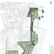 Amended proposed site plan credit Oakmere Homes