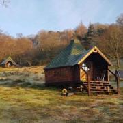 The new cabins at Rydal Hall