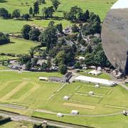 The Grasmere Lakeland Sports and Show show ground, with its extensive 14-acre grounds and facilities, and inset of Mark Jackson, who is building relationships with Cumbria Young Farmers