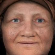 Reconstruction of the 12th century 'Kendal Woman'