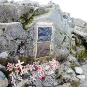 Great Gable memorial to climbing club members