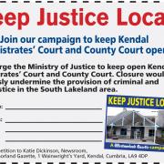 Sign our petition to help keep Kendal court open