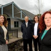 Solicitors Rachel Broughton, Paul Anthony, Jackie Partington and Suzie Kavanagh near Kendal Magistrates court. (32729851)