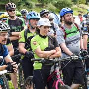 Cyclists at the event