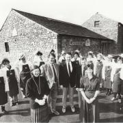 Staff at the opening of Country Harvest 25 years ago