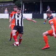 Action from Kendal Town v Mossley