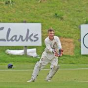 Finley Richardson keeping wicket on Saturday